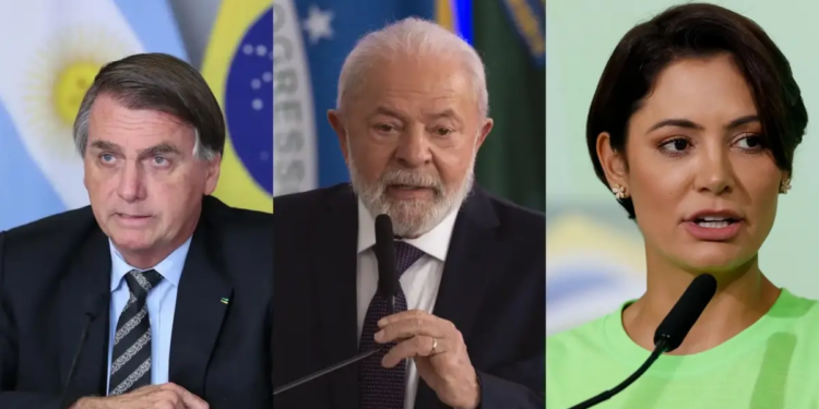 Se a eleição fosse hoje, Lula seria derrotado por Jair e Michele Bolsonaro, aponta instituto de pesquisa