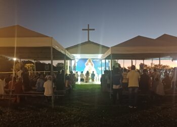 Café coletivo marca encerramento do Terço da Misericórdia no Projeto Santuário Jesus Misericordioso