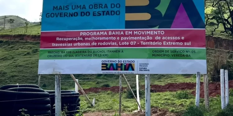 Início das obras de asfaltamento da Ladeira do Bucho em Vereda marca nova fase para a região