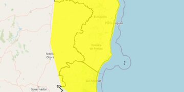 INMET emite alerta de chuvas intensas para Teixeira de Freitas e região