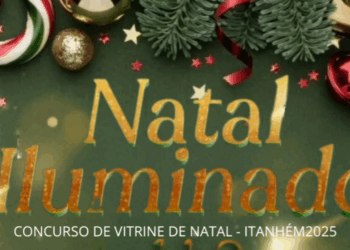 Natal Iluminado Itanhém 2025: Concurso de Vitrines incentiva criatividade e fortalece o comércio local
