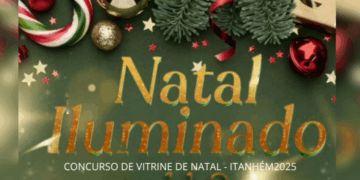 Natal Iluminado Itanhém 2025: Concurso de Vitrines incentiva criatividade e fortalece o comércio local