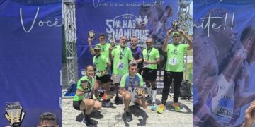 Equipe Água Preta de Atletismo de Itanhém conquista cinco pódios na 12ª edição da 5 Milhas de Nanuque