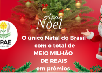 APAE de Itanhém lança campanha de Filantropia onde doador pode ganhar até MEIO MILHÃO DE REAIS com apenas R$ 1,00