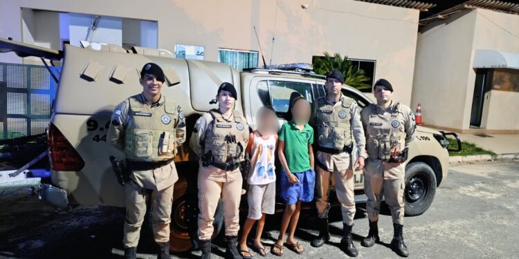 PM localiza irmãos desaparecidos após viagem de 72 km de bicicleta em Itanhém