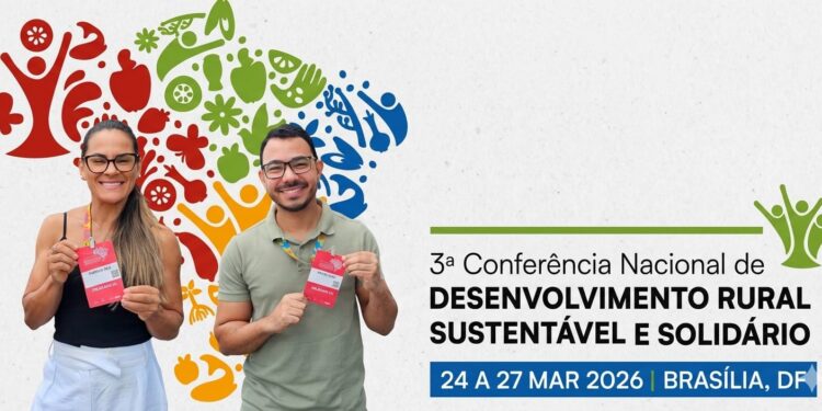 Rafael Sued e Fabrícia Reis  representam Itanhém em conferência nacional sobre desenvolvimento rural em Brasília