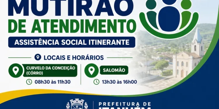 Prefeitura de Itanhém realiza mutirão com atendimentos itinerantes em Curvelo da Conceição e Salomão