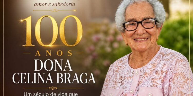 Dona Celina Braga celebra 100 anos de vida e reúne gerações em momento inesquecível em Itanhém