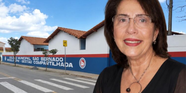 Colégio São Bernardo homenageia professora Nildes Pires Neves por 56 anos dedicados à educação