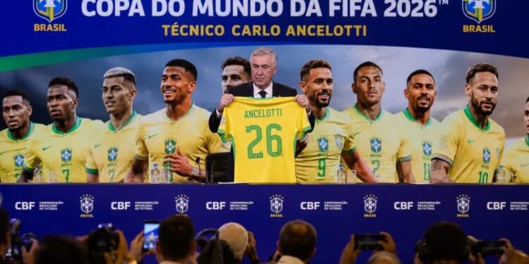 Com Neymar entre os convocados, Carlo Ancelotti anuncia lista da Seleção Brasileira para a Copa do Mundo de 2026 em evento grandioso no Rio de Janeiro.